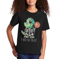 Baby T Rex Dinosaur Skeleton Kids T-Shirt