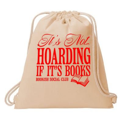 Born To Read Bookish Quote Gift For Reader Book Club Drawstring Bag