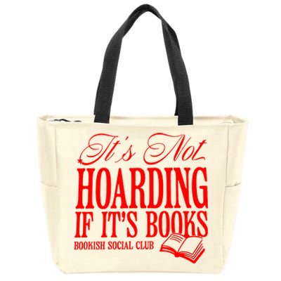 Born To Read Bookish Quote Gift For Reader Book Club Zip Tote Bag