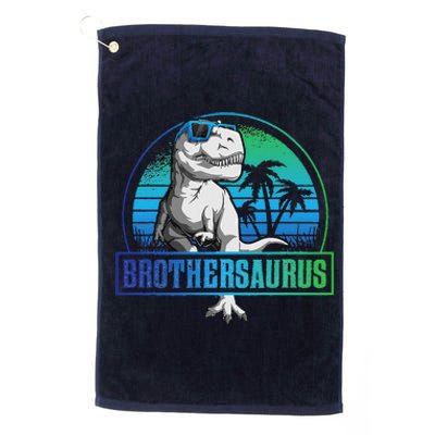 Brothersaurus T Rex Funny Dinosaur Brother Saurus Platinum Collection Golf Towel