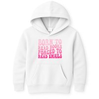 Born To Read Books Forced To Read Emails Groovy Reading Kids Hoodie