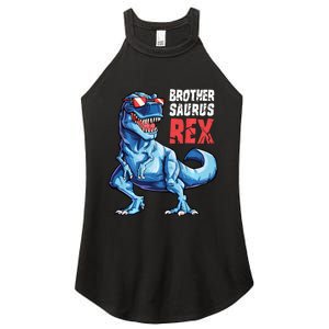 Brothersaurus T Rex Dinosaur Brother Saurus Family Matching Long Sleeve Women's Perfect Tri Rocker Tank