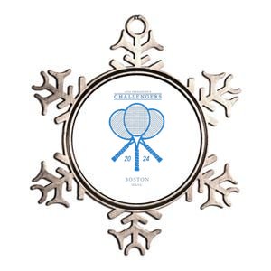 Blue Tennis Rackets Challengers Movie Metallic Star Ornament