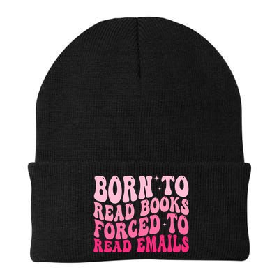 Born To Read Books Forced To Read Emails Groovy Reading  Beanie