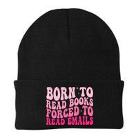 Born To Read Books Forced To Read Emails Groovy Reading  Beanie