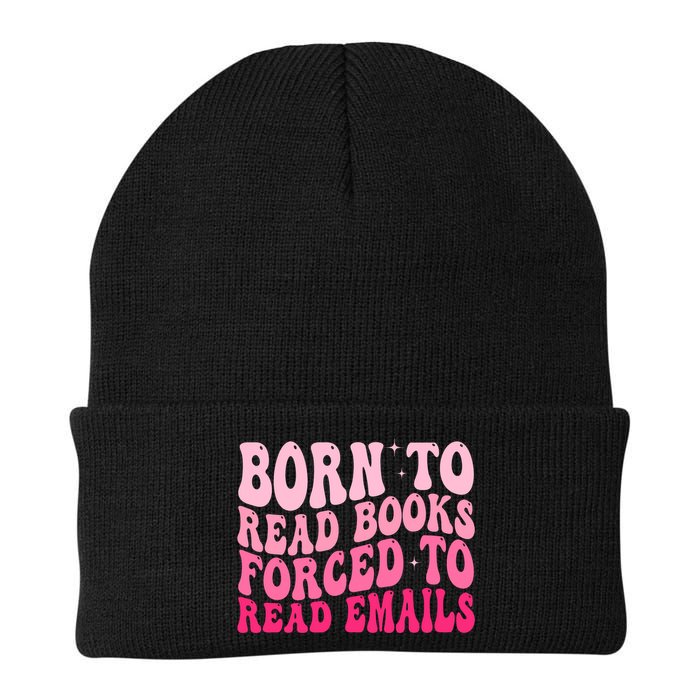 Born To Read Books Forced To Read Emails Groovy Reading  Beanie