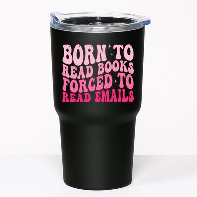 Born To Read Books Forced To Read Emails Groovy Reading  Tumbler