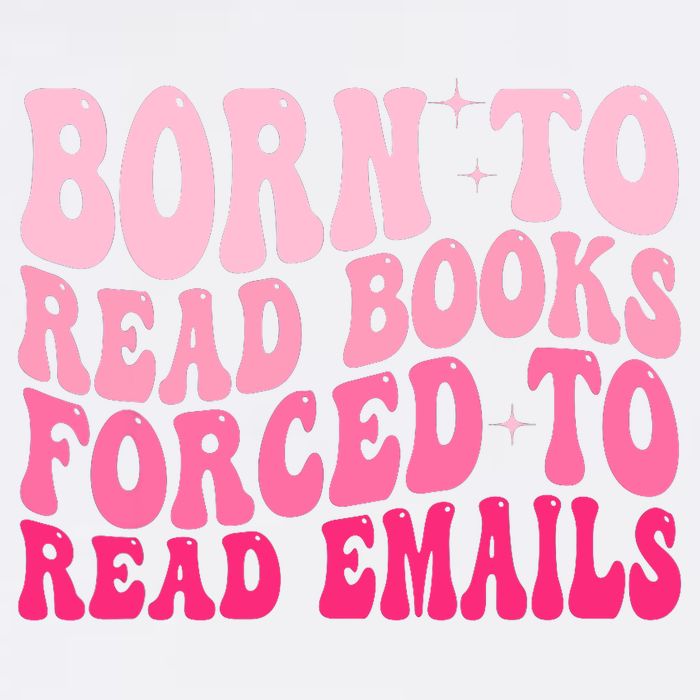 Born To Read Books Forced To Read Emails Groovy Reading  Garment-Dyed Sweatshirt