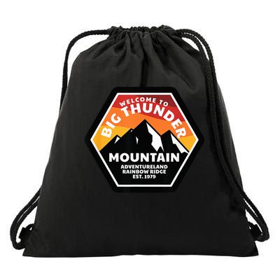 Big Thunder Railroad The Wildest Train Ride West Drawstring Bag