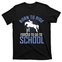 Born To Ride Equestrian Horseback Riding For Girls T-Shirt