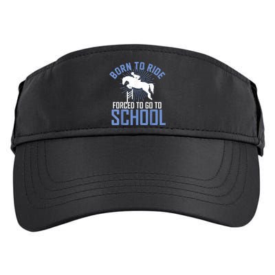 Born To Ride Equestrian Horseback Riding For Girls Adult Drive Performance Visor