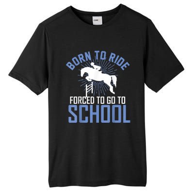 Born To Ride Equestrian Horseback Riding For Girls Tall Fusion ChromaSoft Performance T-Shirt