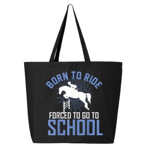 Born To Ride Equestrian Horseback Riding For Girls 25L Jumbo Tote