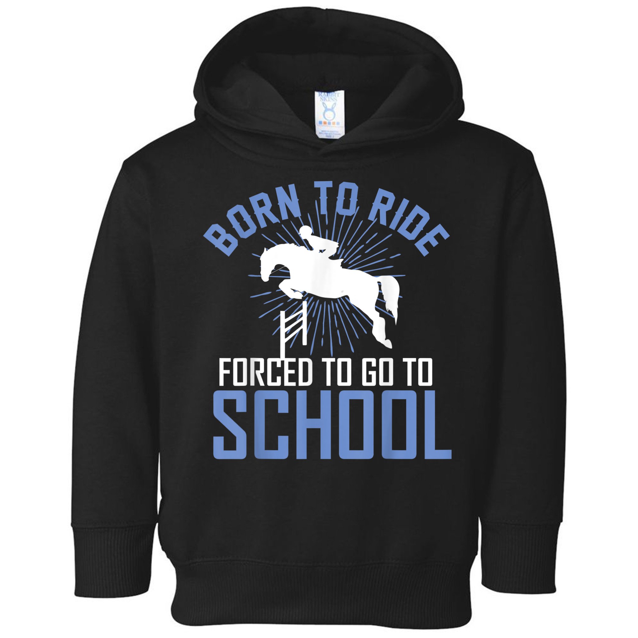 Born To Ride Equestrian Horseback Riding For Girls Toddler Hoodie