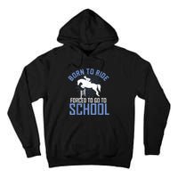 Born To Ride Equestrian Horseback Riding For Girls Tall Hoodie