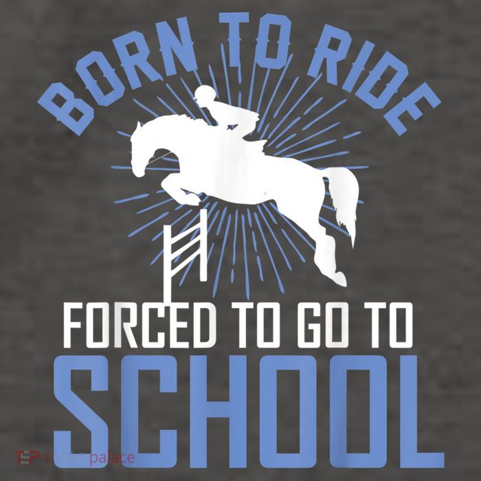 Born To Ride Equestrian Horseback Riding For Girls Vector Backpack