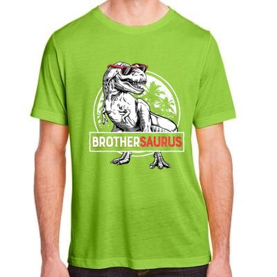 Brothersaurus T Rex Dinosaur Brother Saurus Family Matching Long Sleeve Adult ChromaSoft Performance T-Shirt