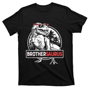 Brothersaurus T Rex Dinosaur Brother Saurus Family Matching Long Sleeve T-Shirt