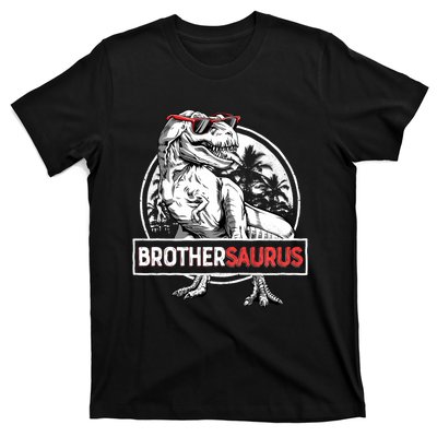 Brothersaurus T Rex Dinosaur Brother Saurus Family Matching Long Sleeve T-Shirt