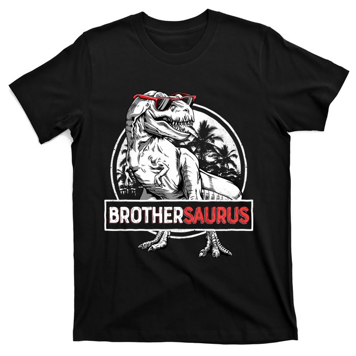 Brothersaurus T Rex Dinosaur Brother Saurus Family Matching Long Sleeve T-Shirt