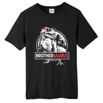 Brothersaurus T Rex Dinosaur Brother Saurus Family Matching Long Sleeve Tall Fusion ChromaSoft Performance T-Shirt