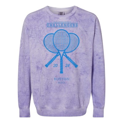 Blue Tennis Rackets Challengers Movie Colorblast Crewneck Sweatshirt