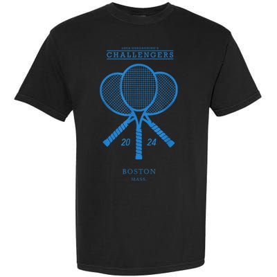 Blue Tennis Rackets Challengers Movie Garment-Dyed Heavyweight T-Shirt