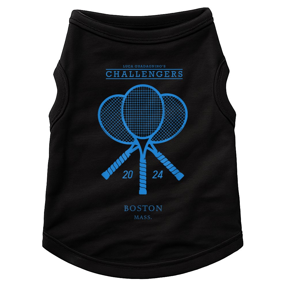 Blue Tennis Rackets Challengers Movie Doggie Tank