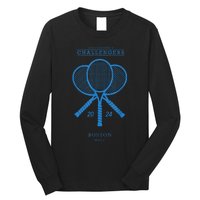 Blue Tennis Rackets Challengers Movie Long Sleeve Shirt