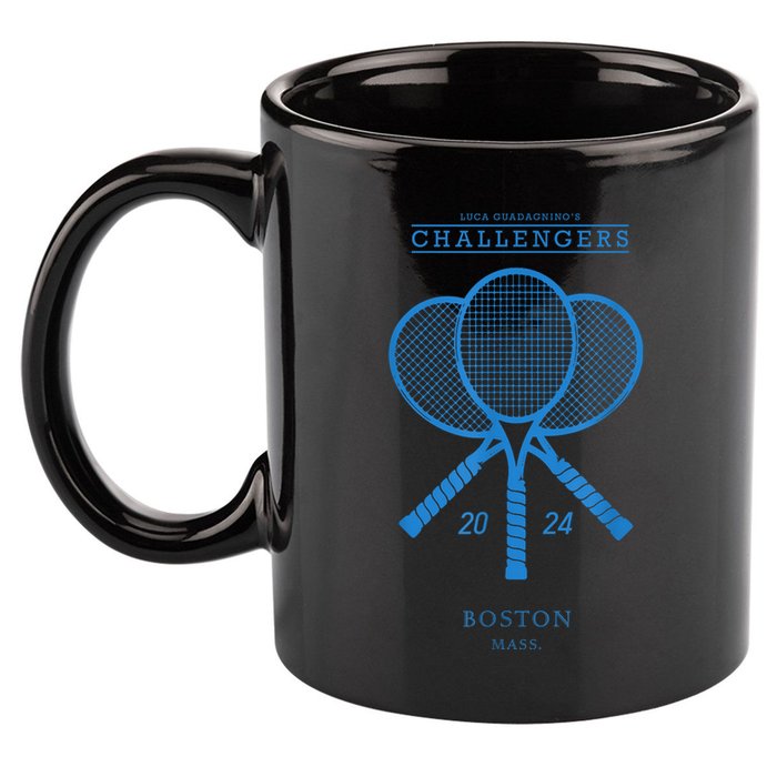 Blue Tennis Rackets Challengers Movie 11oz C Handle Ceramic Mug
