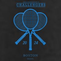 Blue Tennis Rackets Challengers Movie 11oz C Handle Ceramic Mug