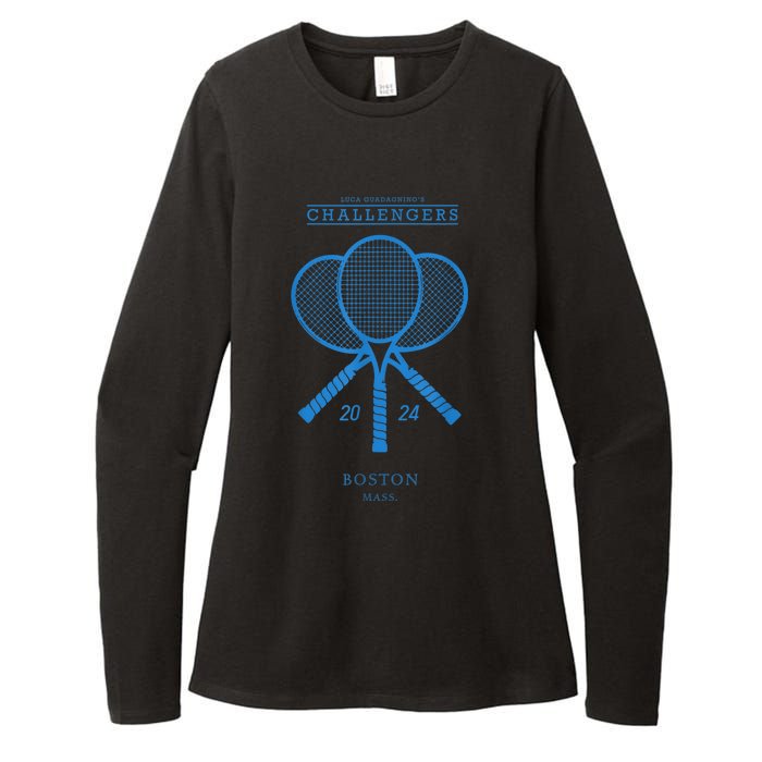 Blue Tennis Rackets Challengers Movie Womens CVC Long Sleeve Shirt