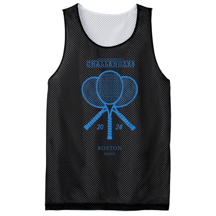 Blue Tennis Rackets Challengers Movie Mesh Reversible Basketball Jersey Tank