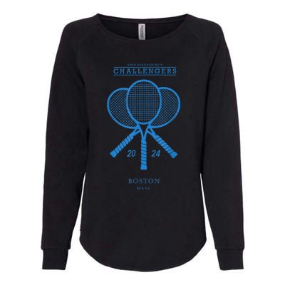 Blue Tennis Rackets Challengers Movie Womens California Wash Sweatshirt