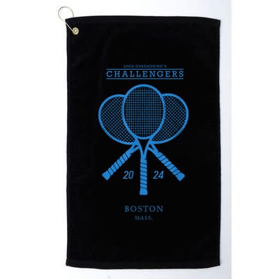 Blue Tennis Rackets Challengers Movie Golf Towel