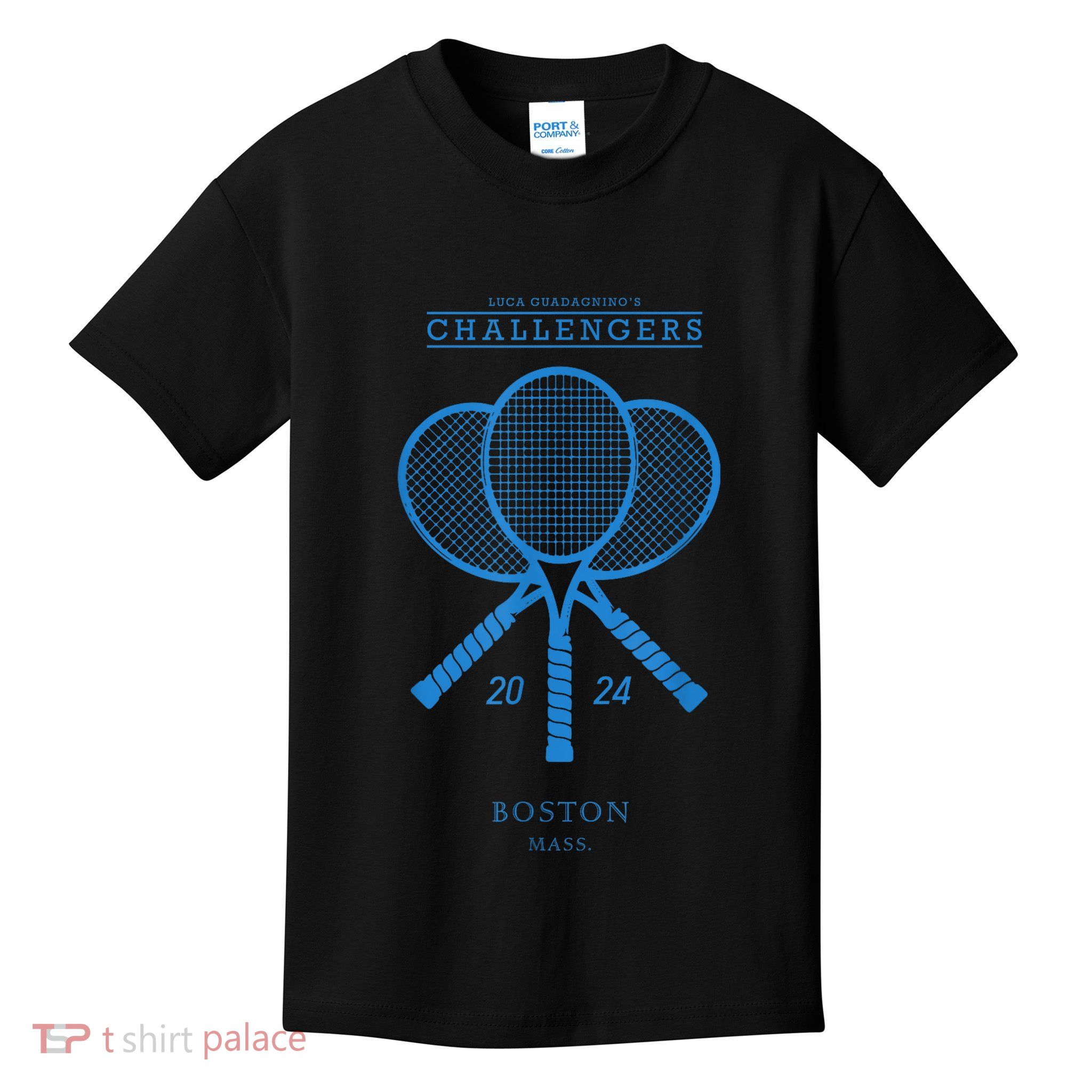 Blue Tennis Rackets Challengers Movie Kids T-Shirt