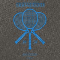 Blue Tennis Rackets Challengers Movie Cotton Canvas Backpack