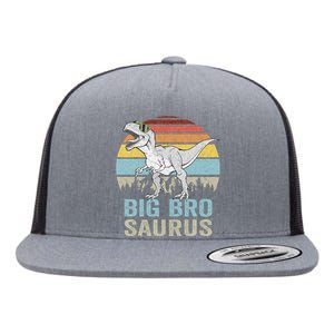 Bigbrosaurus T Rex Dino Big Bro Saurus Brother Dinosaur Flat Bill Trucker Hat