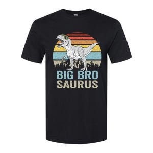 Bigbrosaurus T Rex Dino Big Bro Saurus Brother Dinosaur Softstyle CVC T-Shirt