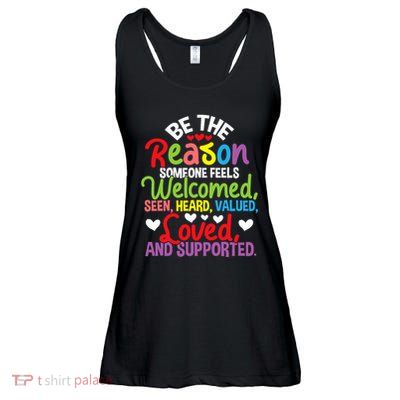 Be The Reason Someone Feels Loved Social Workers Ladies Essential Flowy Tank