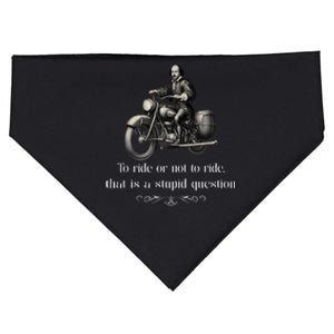 Biker To Ride Or Not To Ride That Is A Stupid USA-Made Doggie Bandana