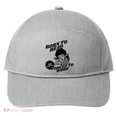 Born To Read Bookish 7-Panel Snapback Hat