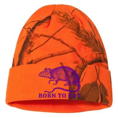 Born To Rat Funny Rat Meme Kati Licensed 12" Camo Beanie