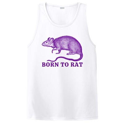 Born To Rat Funny Rat Meme PosiCharge Competitor Tank