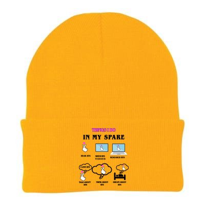 BTS Things I Do Spare Time Funny Knit Cap Winter Beanie