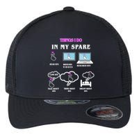 BTS Things I Do Spare Time Funny Flexfit Unipanel Trucker Cap