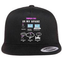 BTS Things I Do Spare Time Funny Flatbill Hat