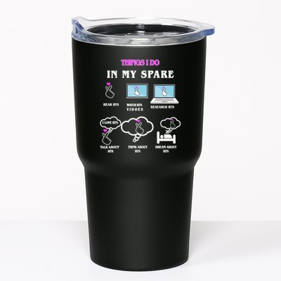 BTS Things I Do Spare Time Funny Tumbler