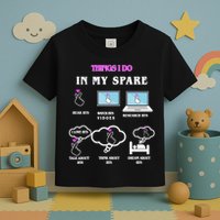 BTS Things I Do Spare Time Funny Toddler T-Shirt