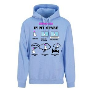 BTS Things I Do Spare Time Funny Unisex Surf Hoodie